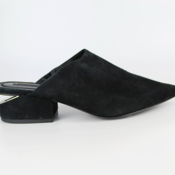 NEW Alexander Wang Pointy Toe Suede Mule - Picture 9 of 16